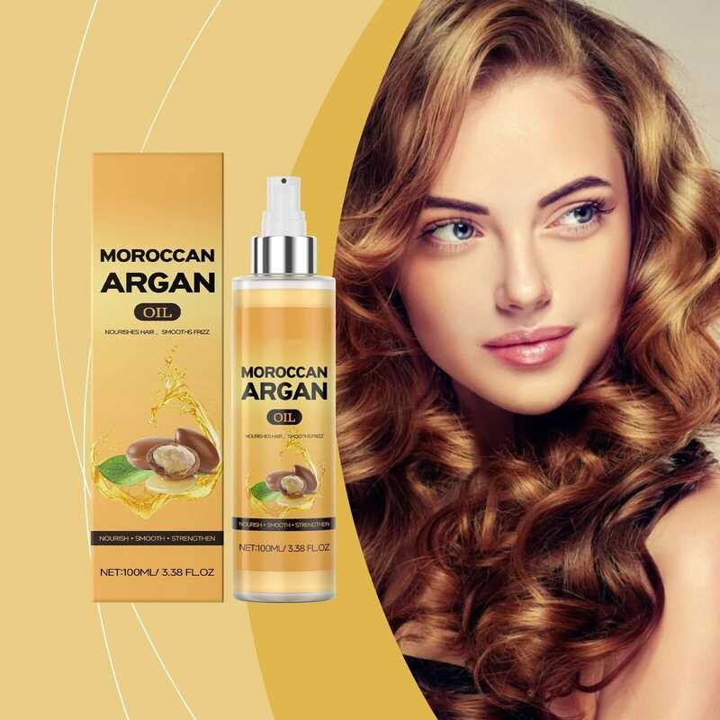 ▥ Nut Serum ให้ความชุ่มชื้นแก่เส้นผมแห้งและปรับปรุงคุณภาพเส้นผม 100Ml Hair Care Essential Oil C