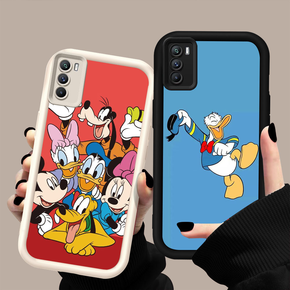 YZ-73 โดนัลด์ดั๊กกันกระแทกสําหรับ OPPO Realme C17 A11S 7I A53 A54S A33 C75 A16 A16s A53S 2020 4G