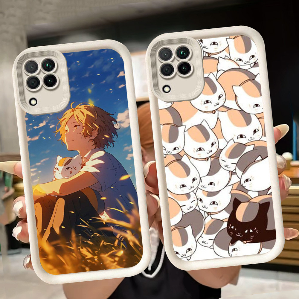 ปลอกอ่อนสําหรับ Samsung M04 A04E A05 A12 A04 F04 J2 A06 A07 A22 J7 Prime Pro 5G สีขาว Q1 Natsume Yuu