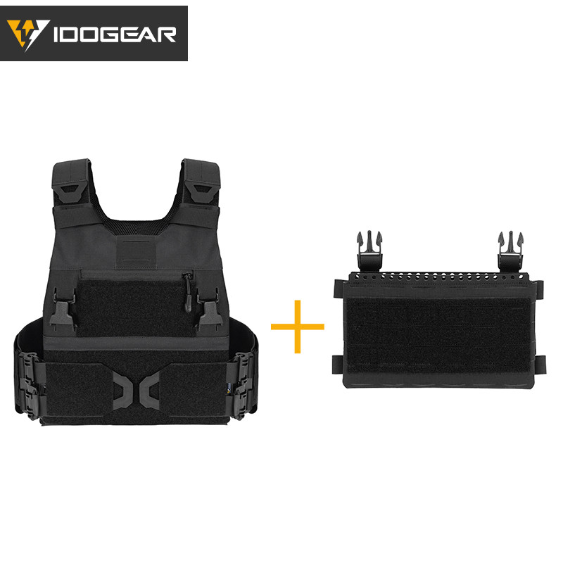 IDOGEAR FCSK3.0 เสื้อกั๊กยุทธวิธี MK5 แผงด้านหน้า แบบไหล่ Pads น้ำหนักเบา