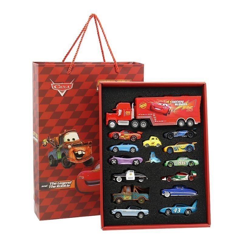 Car Story Alloy Toy Car ลุง McQueen McQueen Gift Box Set Racing Model Boy Gift Dieya