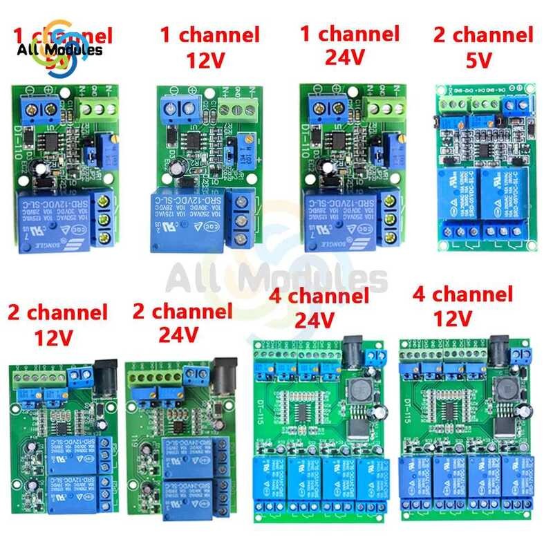 DC โมดูลเปรียบเทียบแรงดันไฟฟ้า 24/12/5V LM393 4/2/1 ช่องสัญญาณ สำหรับการปรับปรุงวงจรยานยนต์ LM393N ค