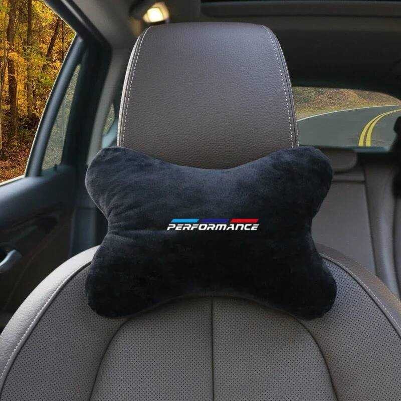 Headrest รถที่นั่งหมอนหัวและคอสําหรับ M Performance E46 E90 E60 F10 F30 E39 E36 F20 E87