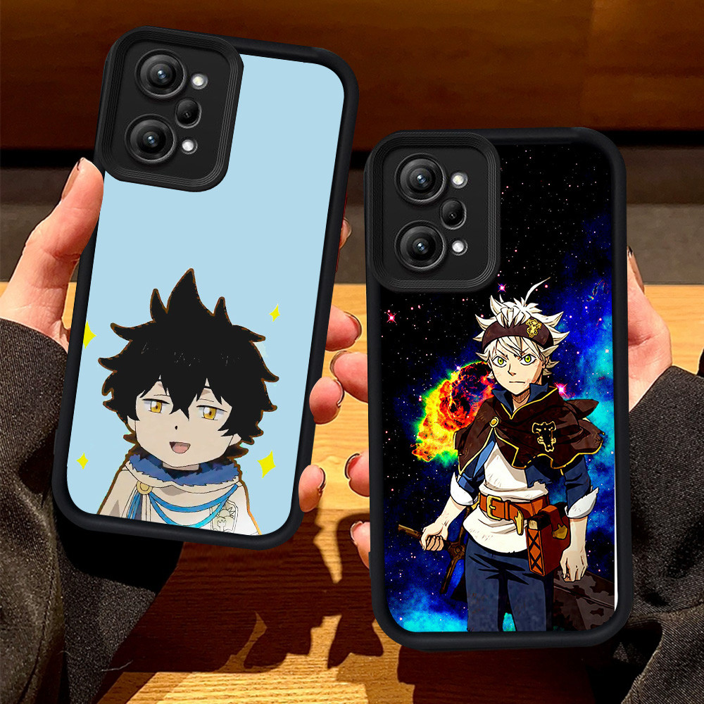 R98 Black Clover Xiaomi Redmi Note 13 13R 13C 12 12C Pro 5G Case