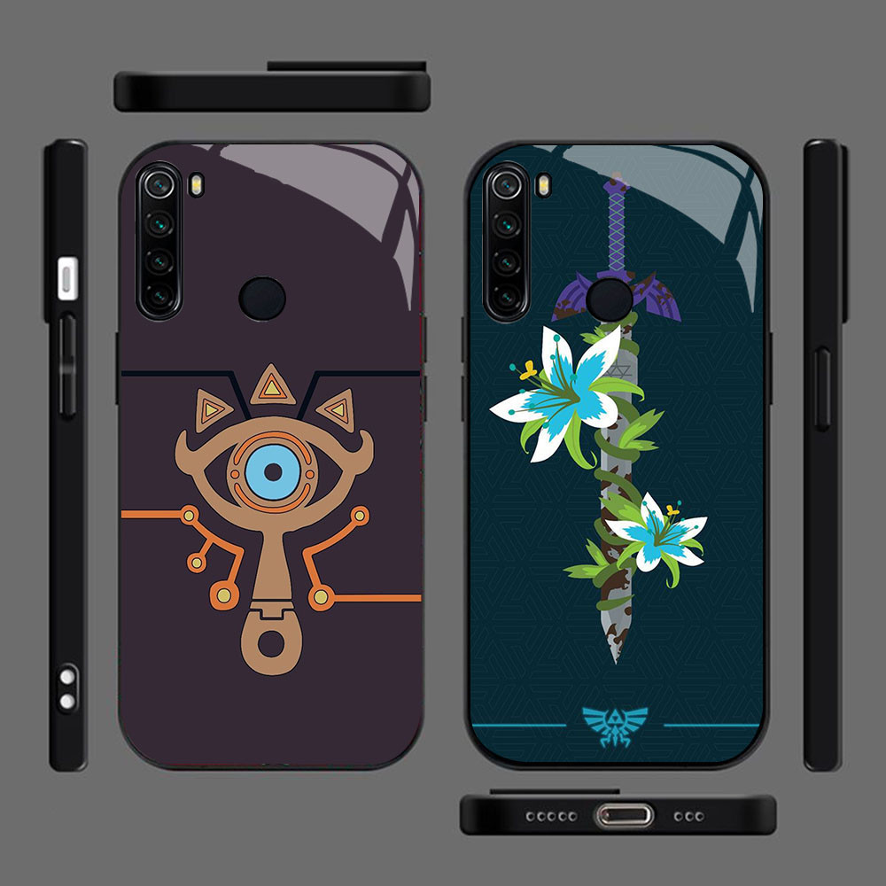 MK-81 Legend of Zelda Liquid HD Glass Casing สําหรับ VIVO Y22 Y35 Y75 Y28 Y22S V25 Y55 iQOO Z6