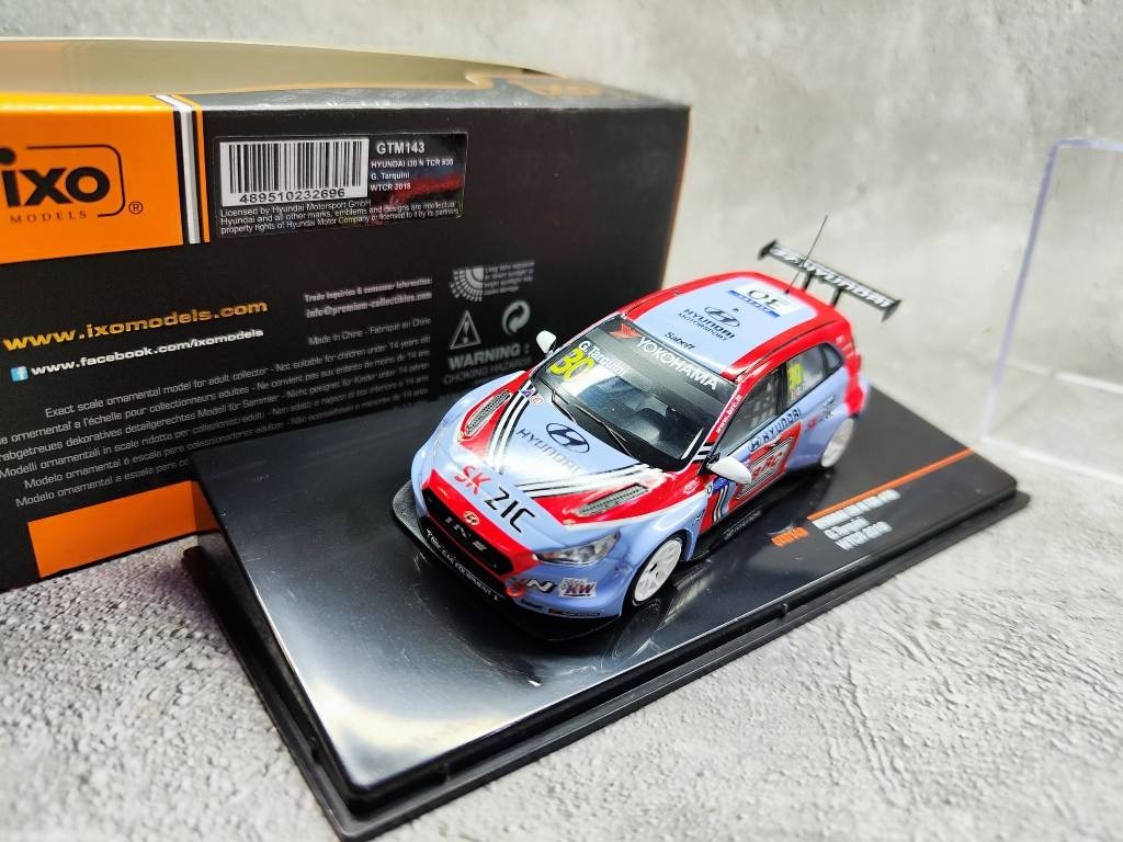 IXO 1/43HYUNDAI i30 N TCR G.Talquini WTCR 2018 Hyundai Racing Model