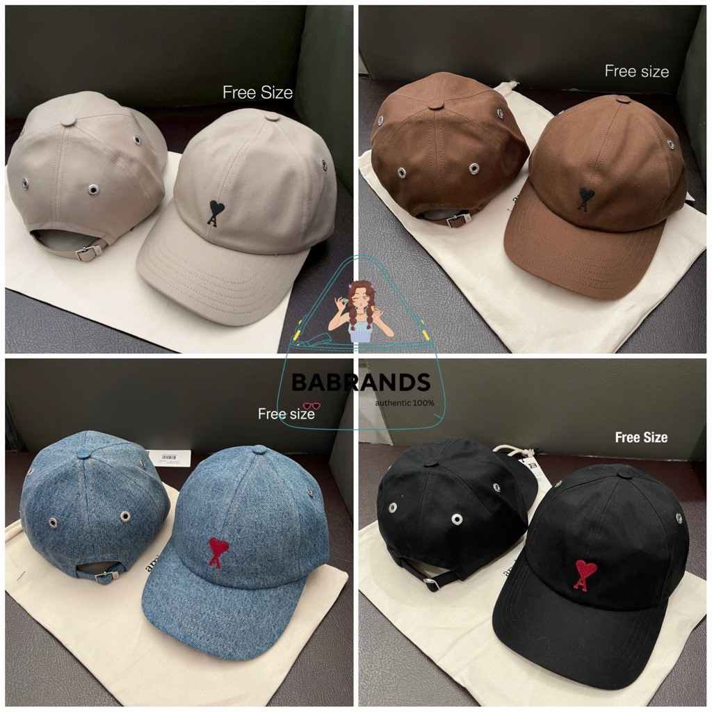 ♞,♘พร้อมส่งNew AMI PARIS️ baseball Cap free size ️UNISEX 2025