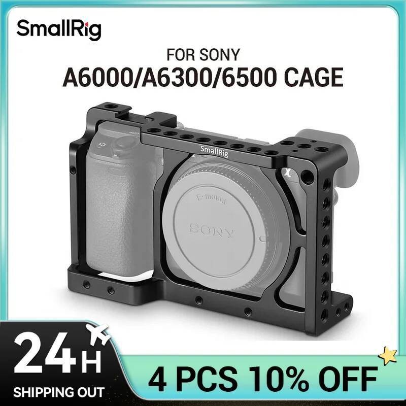 SmallRig กล้อง Rig สําหรับ Sony A6500 กรงสําหรับ Sony A6300/A6000/A6500 Nex-7 กล้องรองเท้า Mount ด้า