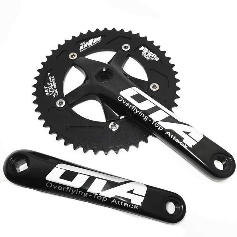 Δ Q738 จักรยานจานฟัน OTA วินเทจแข่งอลูมิเนียมความเร็ว