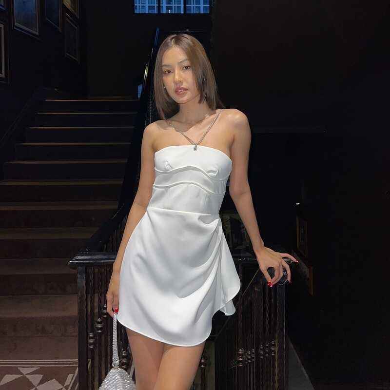 ❤ Halfdayoff.Co - Naomi Diamond Dress (พร้อมส่ง)