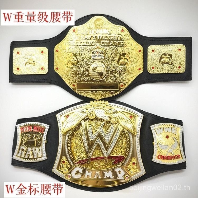 Wwe WWE Championship Belt Heavyweight Boxing Competition Belt Sanda Boxer Belt Plated