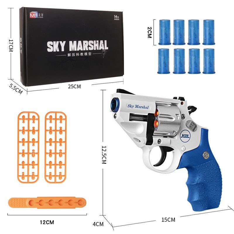 Sky Marshal Double Action Repeating Fire Alloy Revolver