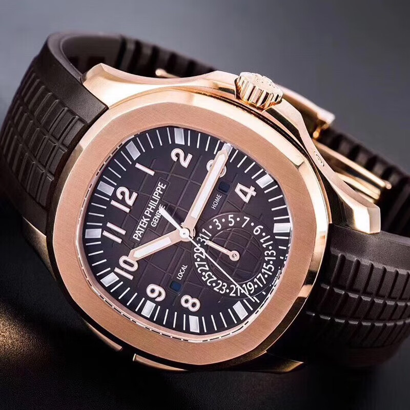 [BD ] Patek 'Watch Sports Series 5164R-001 Rose Gold Two Places Time Mechanical Watch