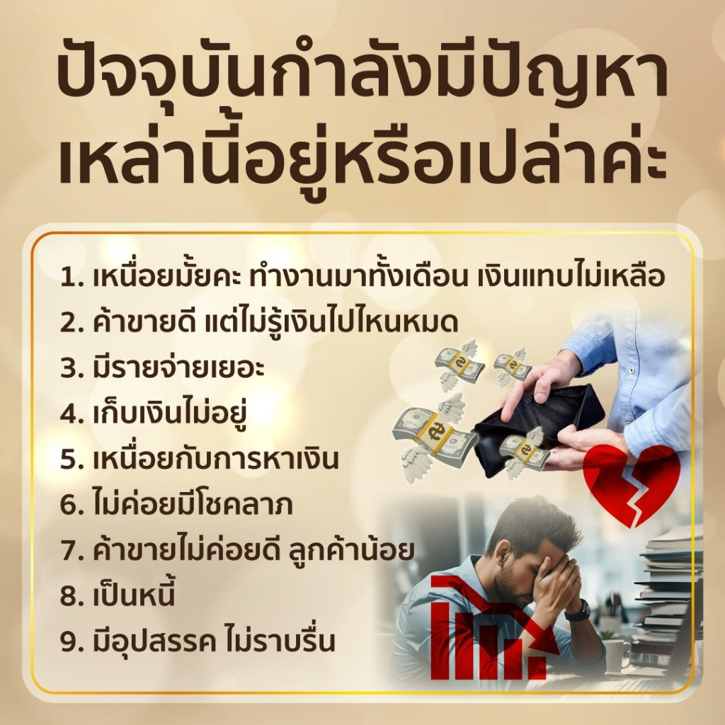 Ajanmay กระเป๋าสตางค์เรียกทรัพย์ อาจารย์เมย์ ผูกดวงเลือกสีให้  กระเป๋าเงินผู้หญิง Wallet ใบยาว5