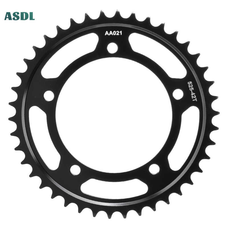 ▩ 525 โซ่ 42T เฟืองหลังสำหรับ Suzuki Gsr750 Gsx-R750 Gsx-S750 Dl1000 Gsx-R1000