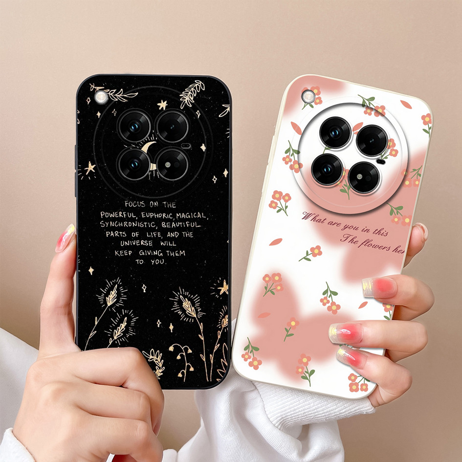 ปลอกสําหรับ Infinix Zero 40 4G 5G กรณีป้องกันกล้องดอกไม้น่ารัก Soft Shell ปกหลังสําหรับ Infinix Zero40 Capa กันชน