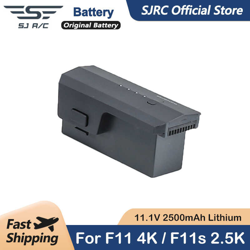 Δ ต้นฉบับ SJRC F11 4K Pro F11s GPS Drone แบตเตอรี่ 11.1V 2500 Mah แบตเตอ