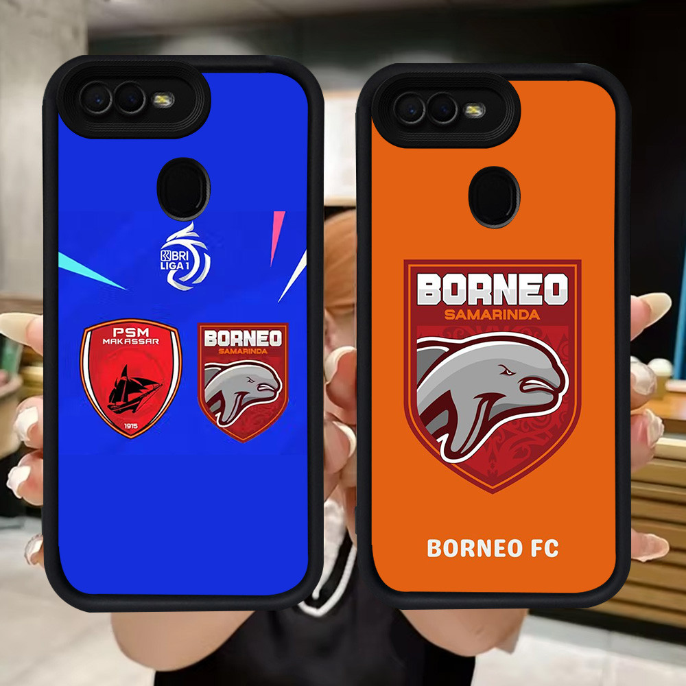 Q85 Borneo FC soft Casing สําหรับ OPPO A5 A1K A12E A12 A5S A7 F9 Pro A12s A11K F5 A3S F7