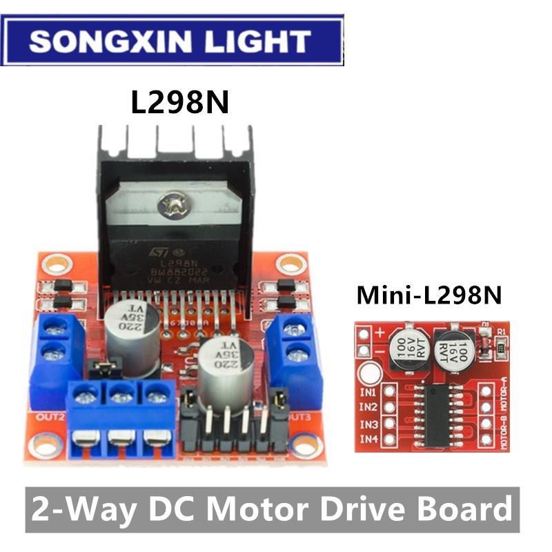 L298N driver board โมดูล L298N stepper มอเตอร์สมาร์ทรถหุ่นยนต์ breadboard peltier High Power L298 DC