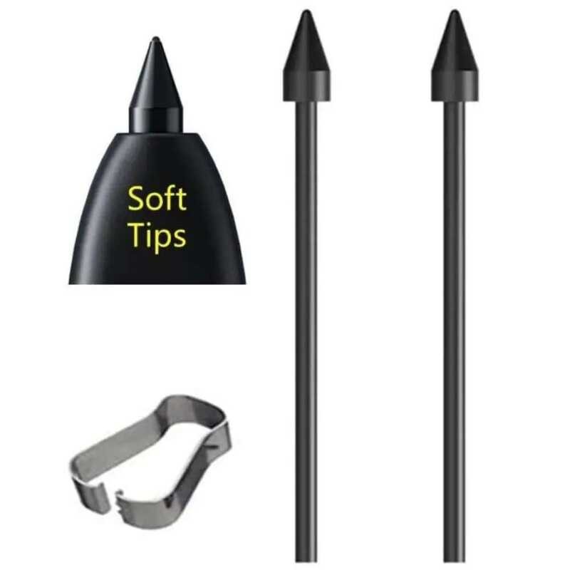 Tweezer พร้อมปากกาสไตลัสแบบ หัวปากกาที่นุ่มและเงียบสำหรับเปลี่ยนสำหรับ Samsung Galaxy Tab S22 S23 S9