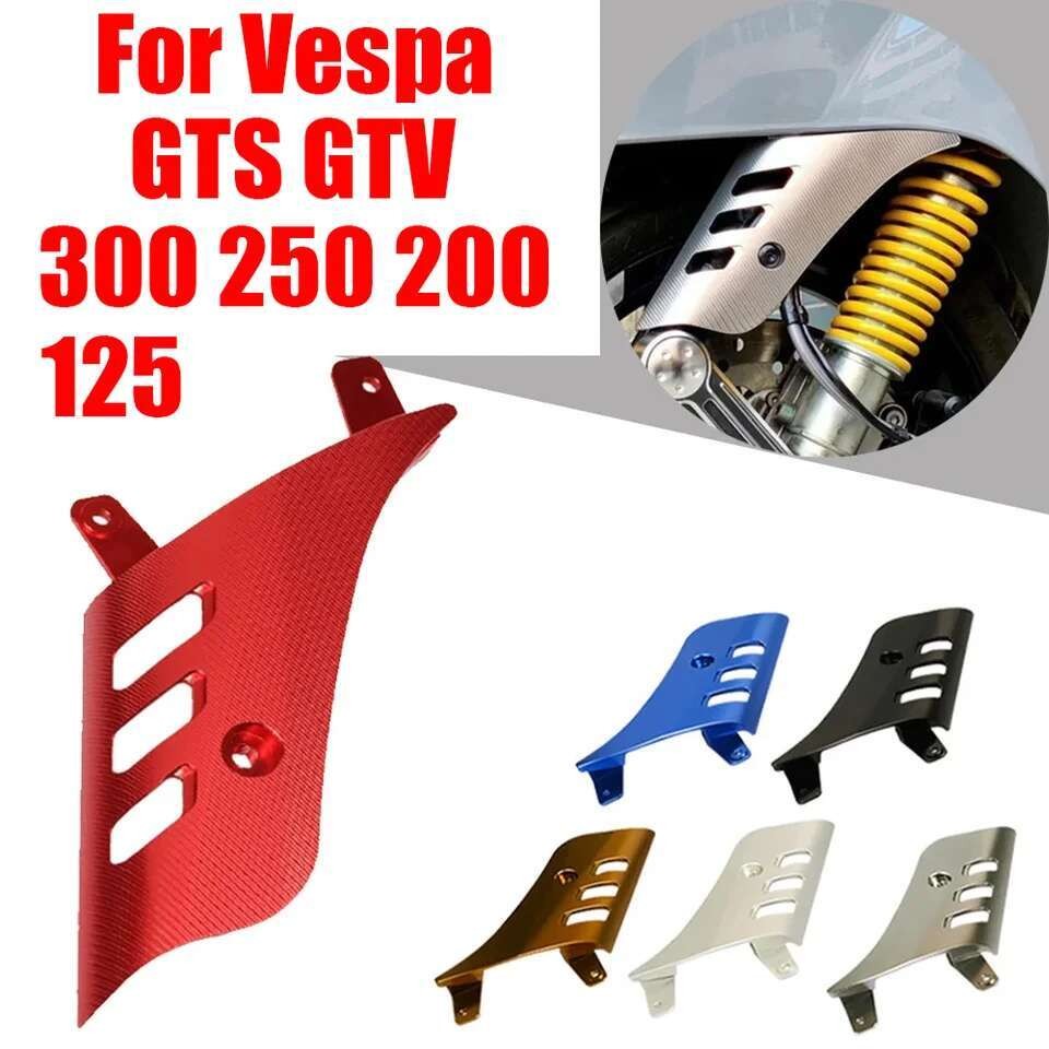 รถจักรยานยนต์ล้อหน้า Rocker โช้คอัพฝาครอบด้านข้างสําหรับ VESPA GTS 300 250 200 125 GTV GTS300 GTS250