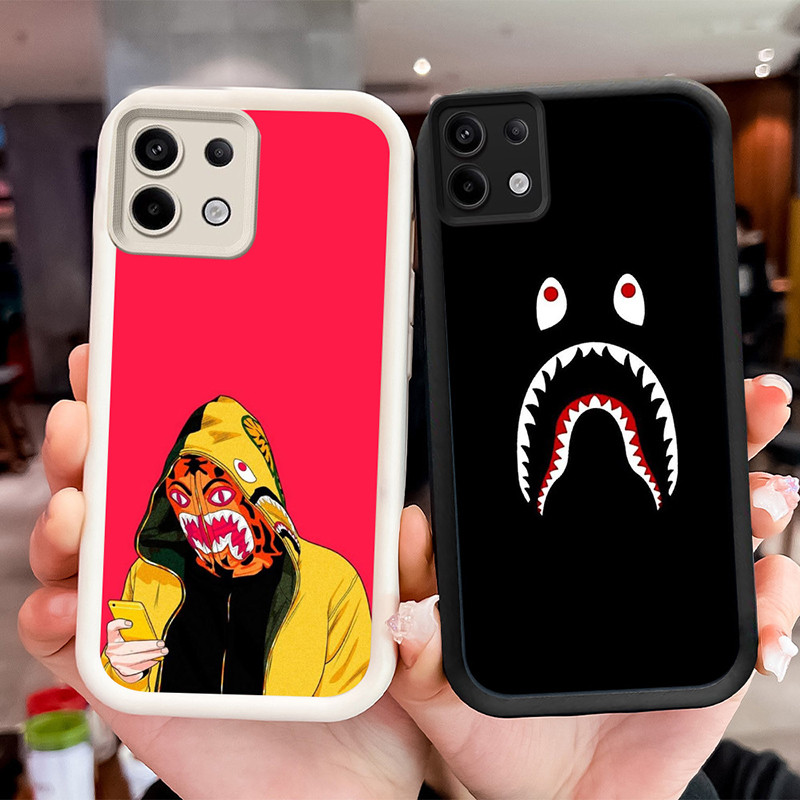 ปลอกกันกระแทกสําหรับ Infinix 7 GT 20 Tecno POP 7 Spark GO ITEL A80 P65 Pro WF4 Bape Shark