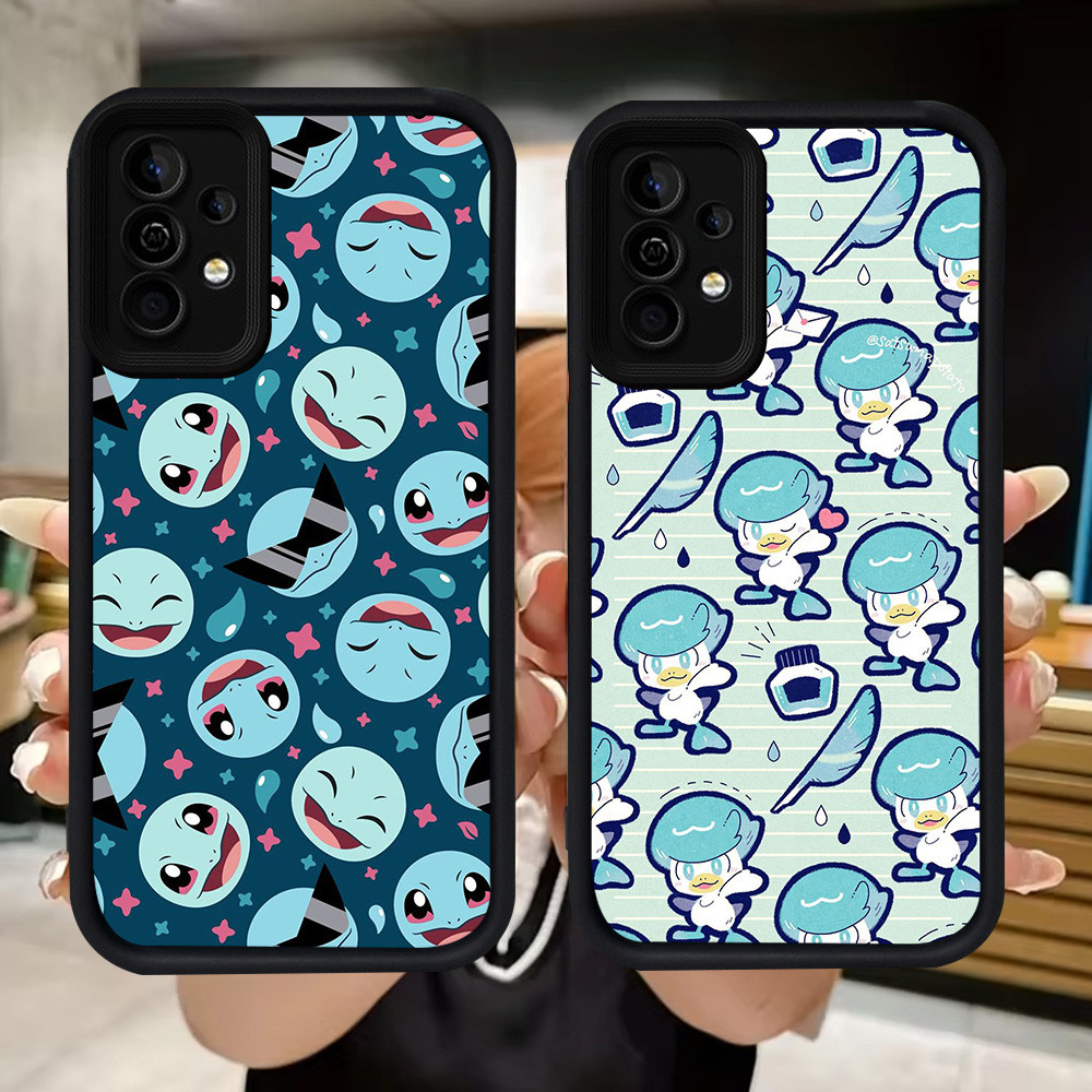 Q74 Pokemon soft Casing สําหรับ Samsung A34 A55 A54 A36 A15 A35 S25 Ultra A16 A24 A05S A25 A56 A04s 