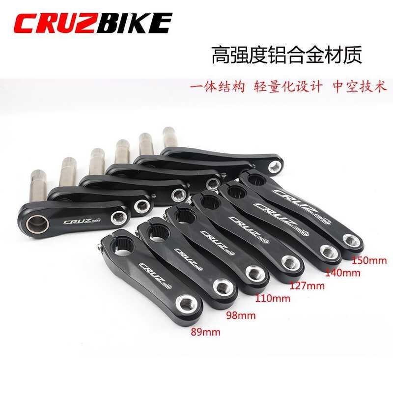 ❥ CRUZbike เด็กจักรยานเสือภูเขาจักรยานสั้นข้อเหวี่ยงอลูมิเนียมกลวงหนึ่ง 89-170 มม