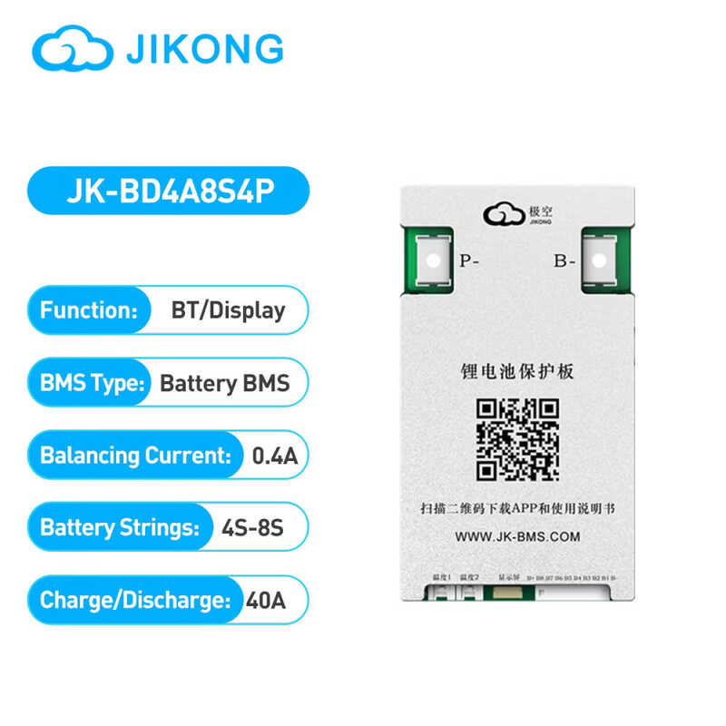 ❤ JIKONG Jk-Bd4a8s4p BMS 4S -8S 12V 24V Lifepo4แบตเตอรี่ Li-Ion Lto บาลานเซอร์สมาร์ทที่ใช้งาน0.