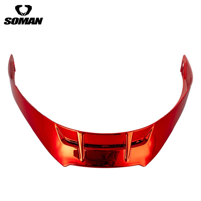 SOMAN SOMAN 955-s หมวกกันน็อค Big Tail Track สปอยเลอร์ Blocking กระจกหน้ารถคงที่การปรับเปลี่ยนการติดตั้งอุปกรณ์เสริม