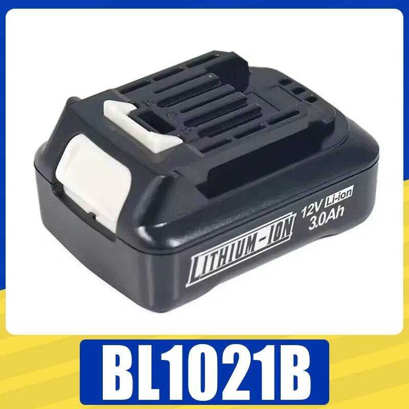 แบตเตอรี่ลิเธียม 12V สำหรับ Makita BL1021B BL1020 แบตเตอรี่ทดแทนแบบชาร์จ BL1016 BL1015 BL104 DF331D 
