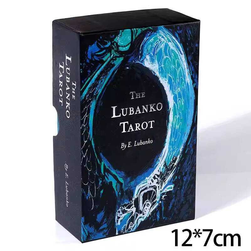 Lubanko Tarot 12 * 7 ซม. Lubanko Tarot Heaven และ Earth Cover English Tarot