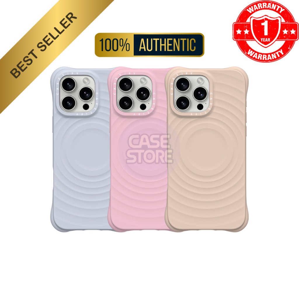 ♞,♘[พร้อมส่ง] CASETiFY | - Ripple Case 2025