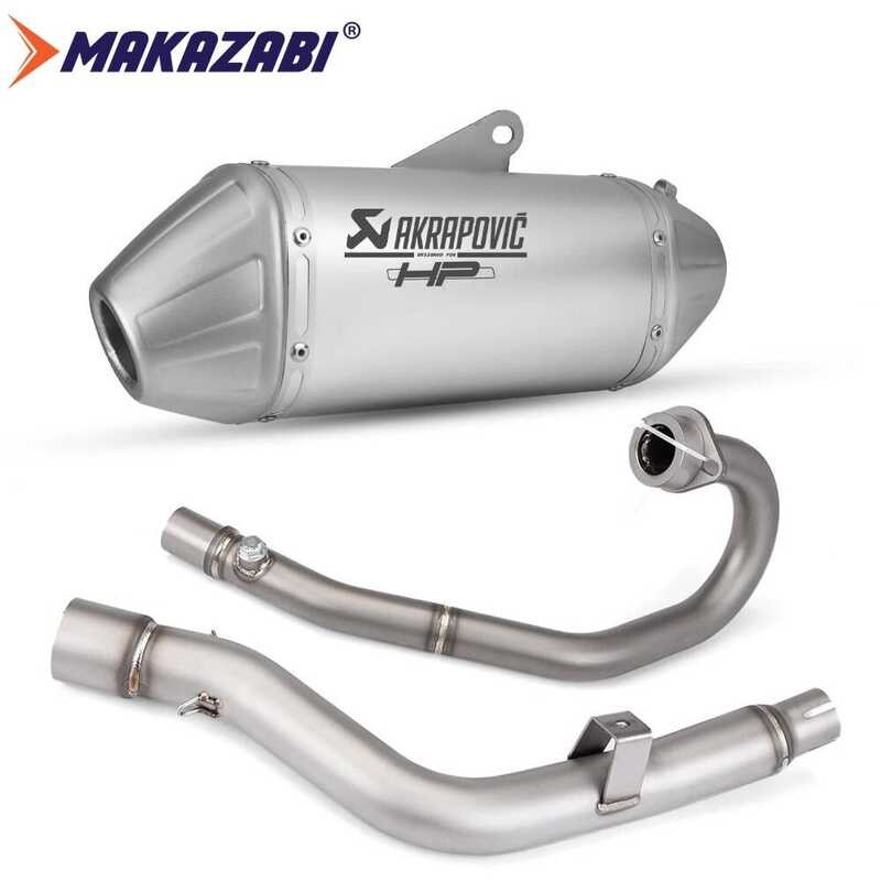 For Honda CRF300L/RALLY 2021-2025 Motorcycle off Road Modified Exhaust Pipe Full exhaust System Mid