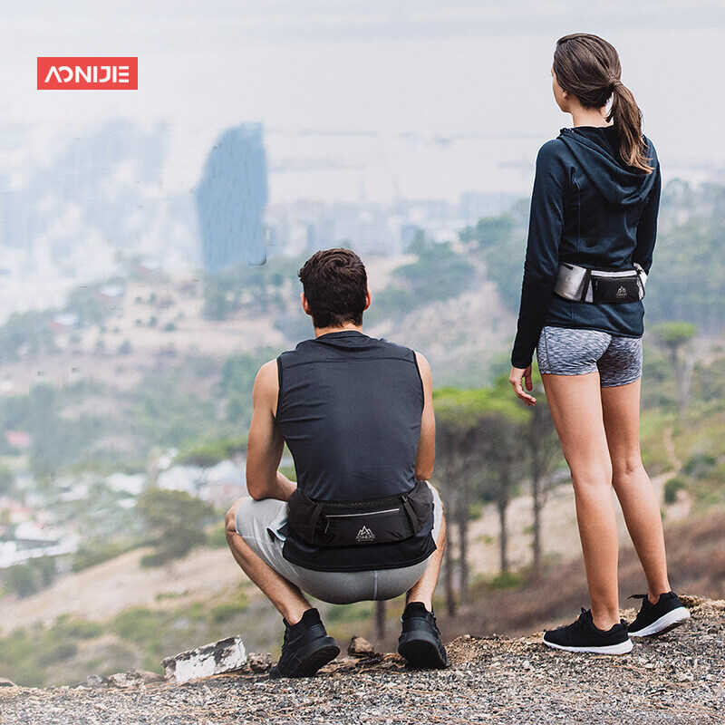 ❤ AONIJIE W8113 กีฬากระเป๋าคาดเอวอเนกประสงค์วิ่ง Fanny Pack พ