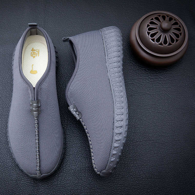 Monk เส้าหลิน Kung Fu Shoes ศิลปะการต่อสู้คิกบ็อกซิ่ง Buddhist Supplies Manlohan รอ