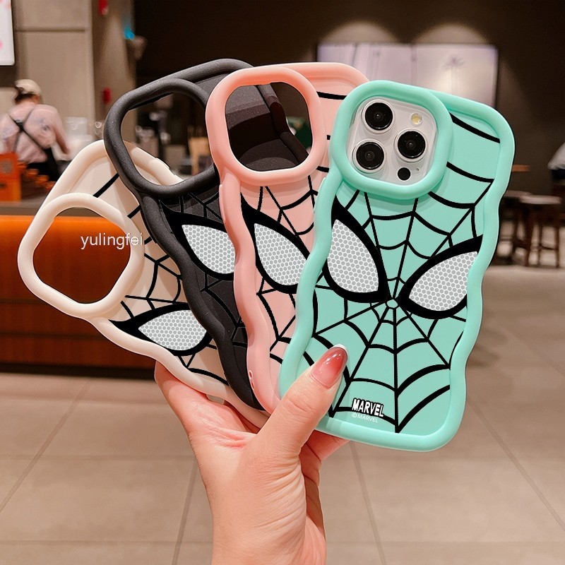 ปลอก Redmi NOTE 8 2021 9 PRO 4G 9 PROMax 9S 9S ปลอก Kasus telefon ซิลิโคน Spider Man