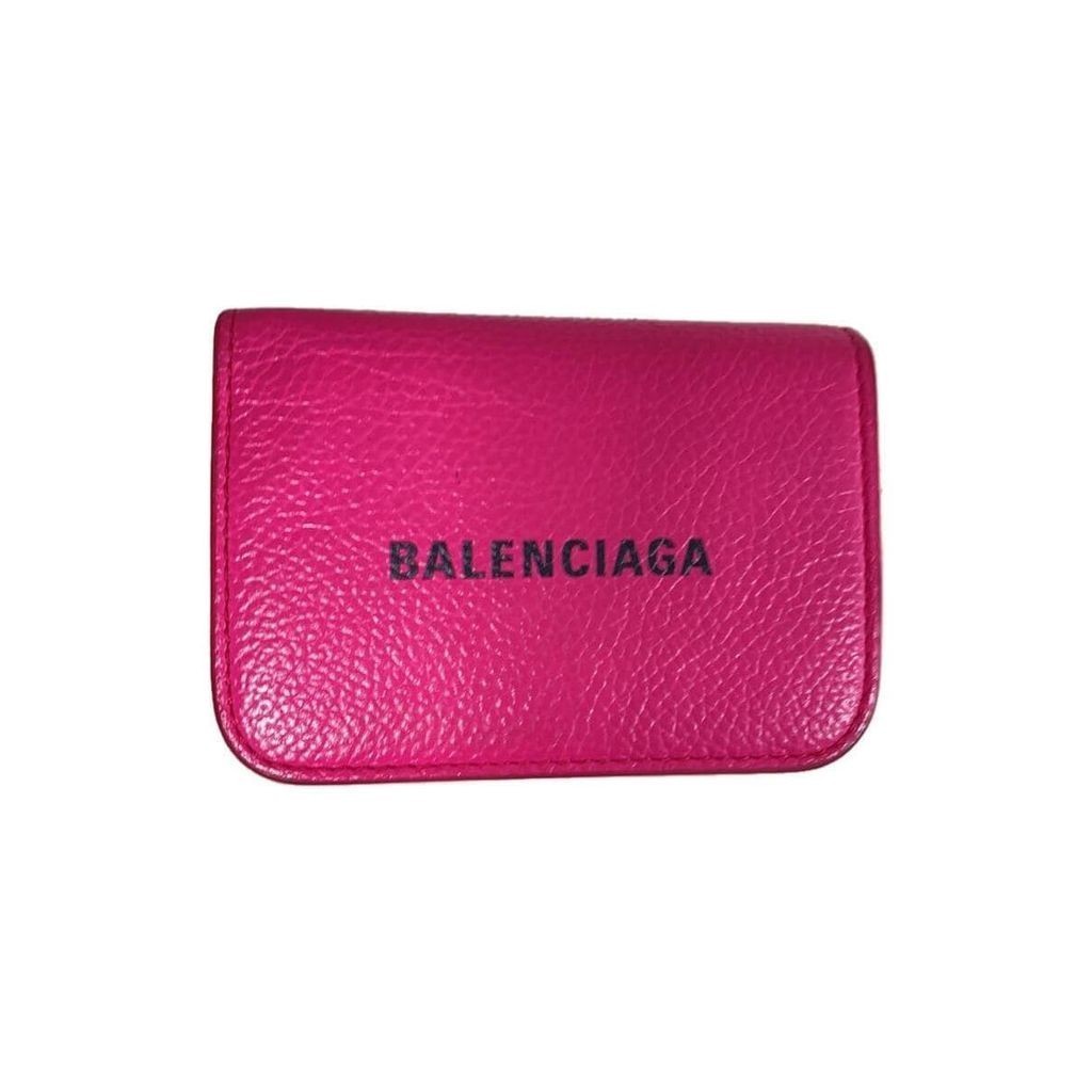 กระเป๋าสตางค์ Balenciaga Bi-fold 593813 หนัง สีชมพู ส่งตรงจากญี่ปุ่น มือสอง
