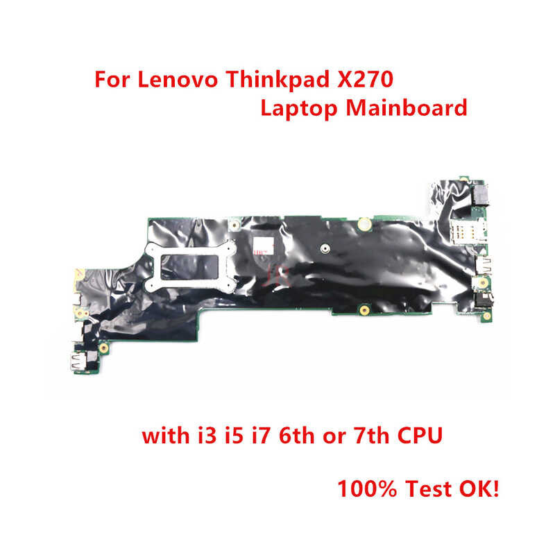 ใหม่เดิม Dx270 Nm-B061 สำหรับ Lenovo Thinkpad X270 แล็ปท็อปเมนบอร์ดก