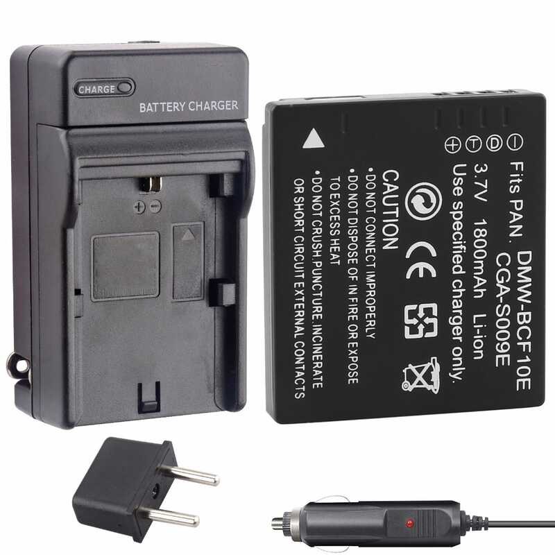 แบตเตอรี่กล้อง c Probty DMW-BCF10E DMW BCF10E + ที่ชาร์จแบตในรถยน