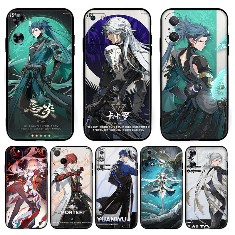 สําหรับ Huawei P30 Lite P30 Pro Y5P Y6P Y7A Y8P TPU หรูหราซิลิโคนสีดํานุ่มกรณี Wuthering คลื่น SEA A