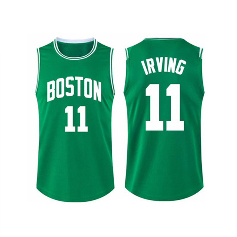 เสื้อบาสเก็ตบอล NBA Boston Celtics หมายเลข เสื้อกั๊กเจอร์ซีย์ 11 เสื้อกั๊ก