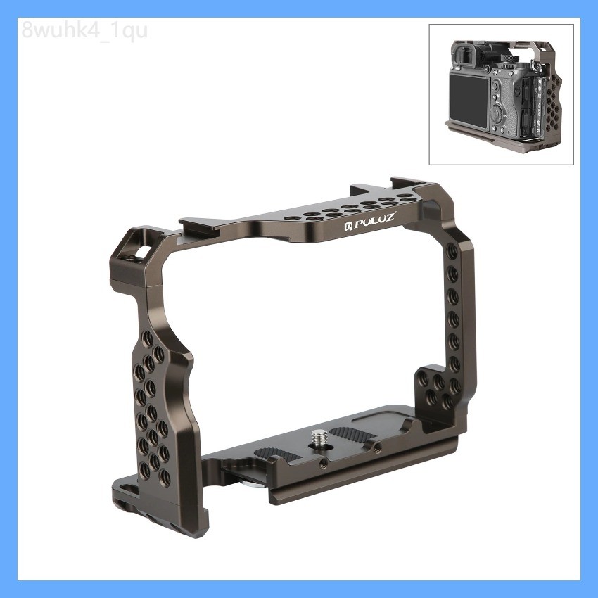 tk ขายร้อน  PULUZ Video Camera Cage Stabilizer for Sony A7 III & A7M3/ A7R3 & A7R III Camera Rabbit