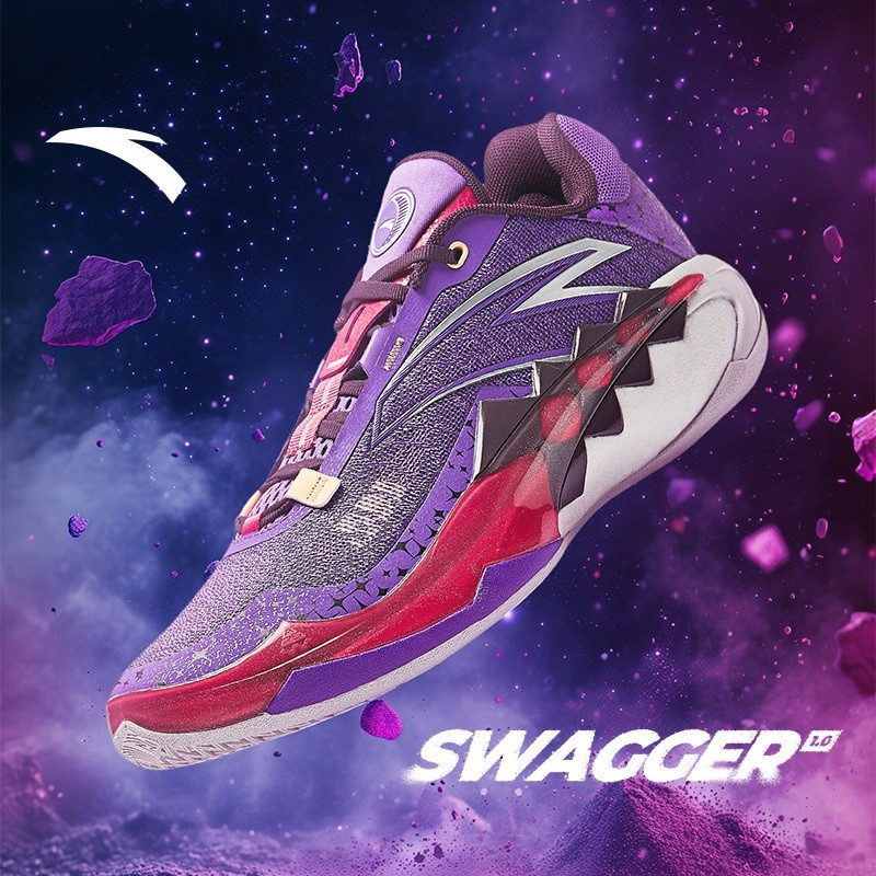 ฟิกเกอร์ ANTA X SWAGGER 1.0 รองเท้าบาสเกตบอลผู้ชาย เสถียร ทนทาน ดูดซับแรงกระแทก ป้องกันการบิดตัว 11