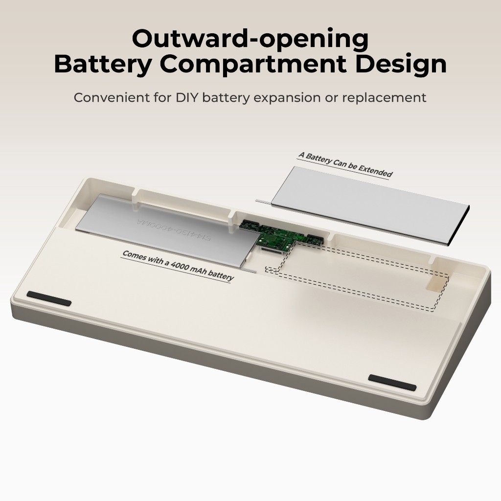 Xvx K75 PRO คีย์บอร์ดแบบกลไกอลูมิเนียมการเชื่อมต่อสามโหมด 75 การกําหนดค่า Hot Swap คีย์บอร์ดเกมแป้น