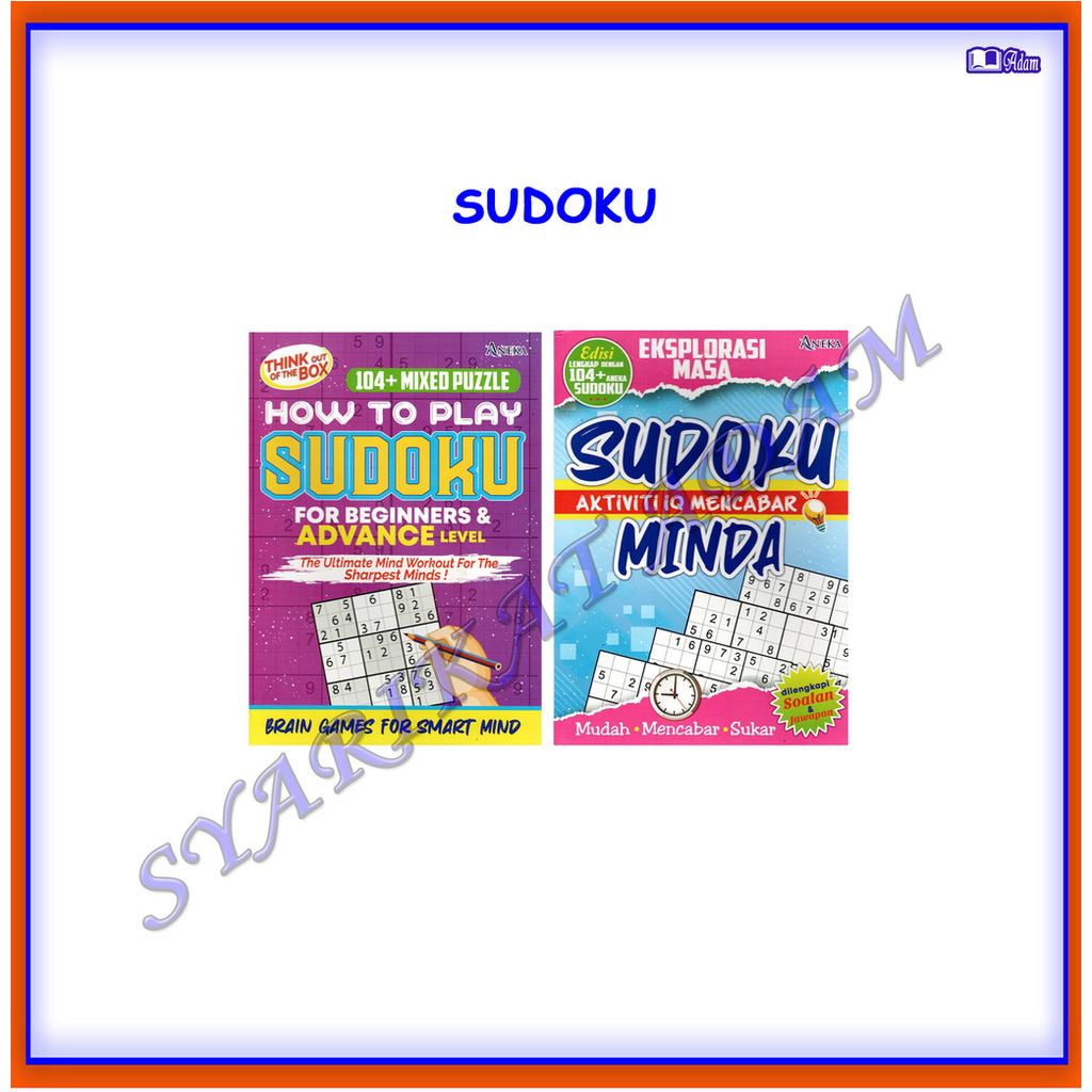 [ADM] SUDOKU MINDA/ HOW TO PLAY SUDOKU - ANK