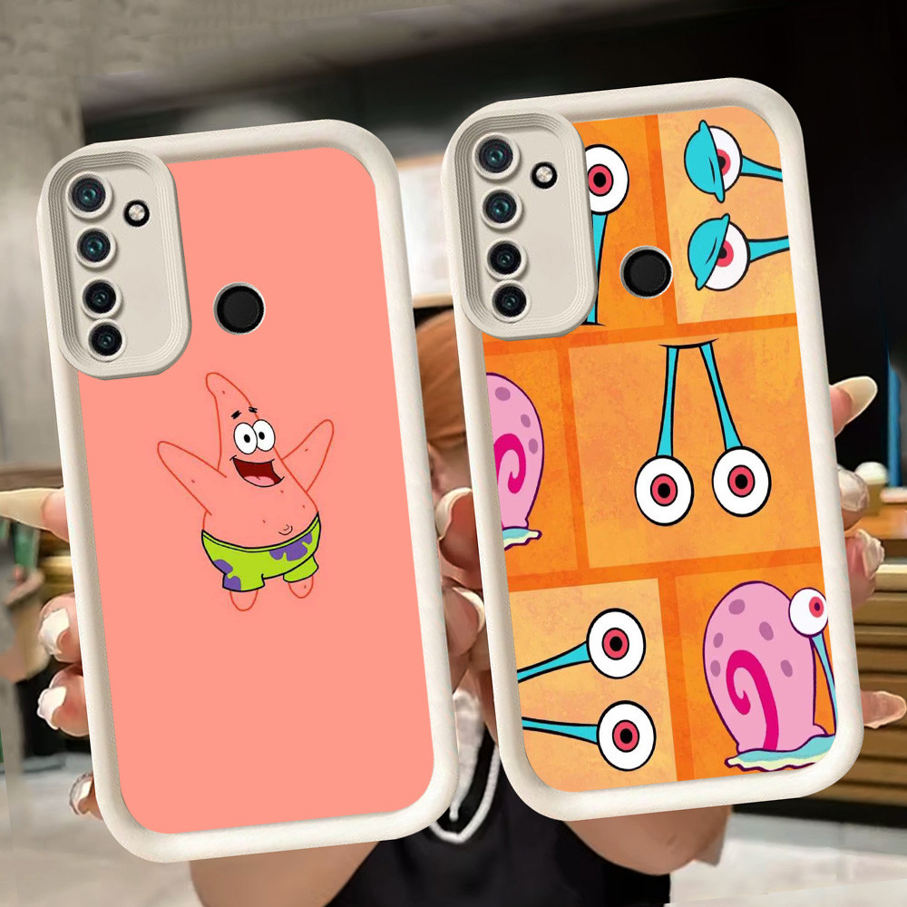 ปลอกอ่อนสําหรับRealme 5i 5s C2s 9i Narzo 10 C75 6i 7i 5 20A 10A C2 C17 14T 14X C71 C73 สีขาวQ67 Spon