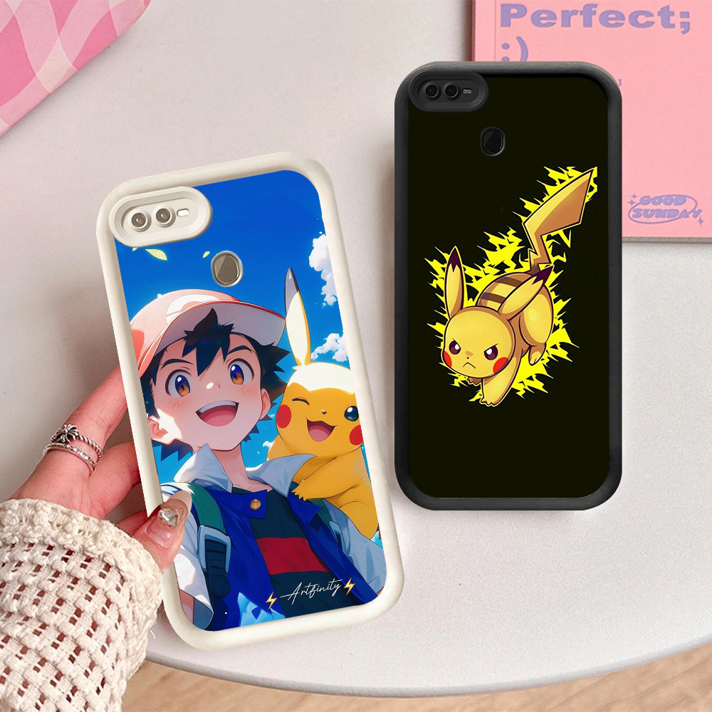 NA-64 Pikachu Pokemon เคสกันกระแทกสําหรับ OPPO A7 F7 A12s A12 F9 A5S Realme 2 Pro