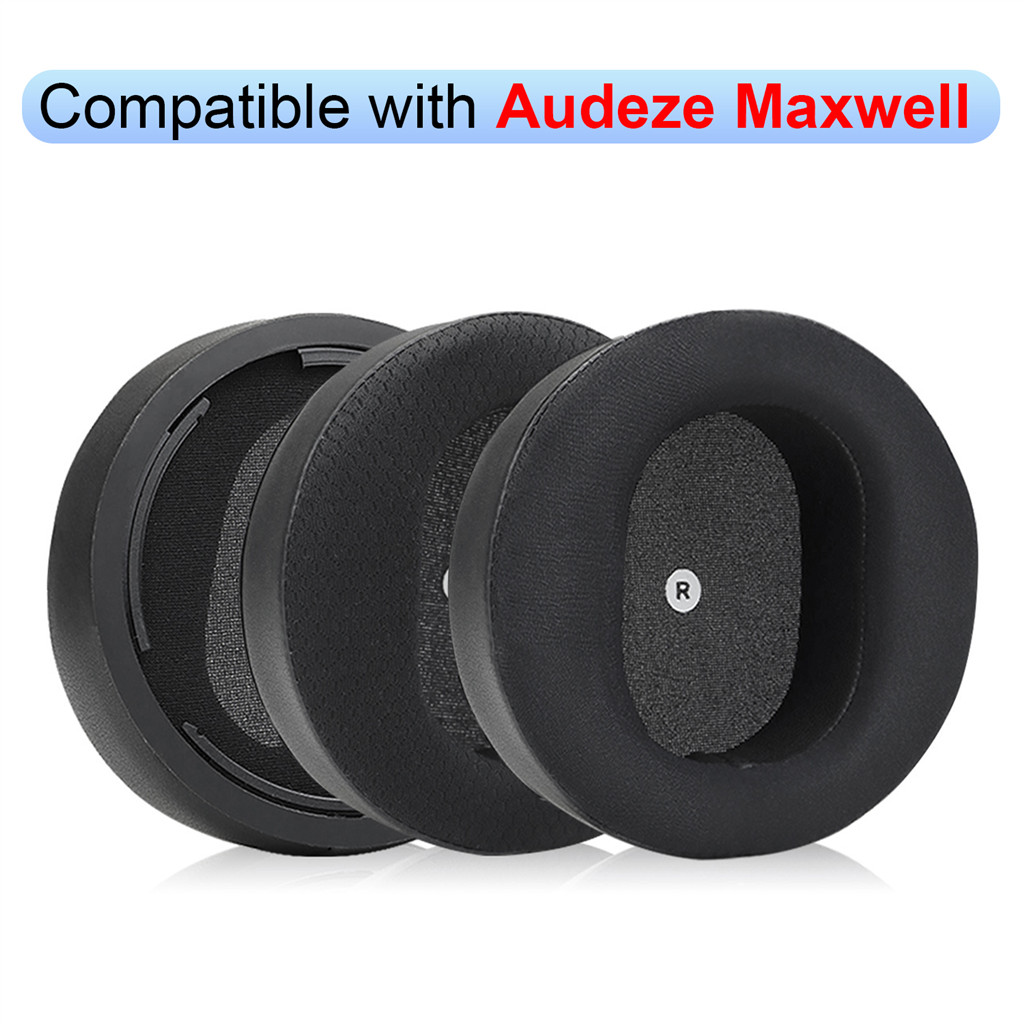 แผ่นรองหูฟังเบาะรองนั่งเข้ากันได้กับ Audeze Maxwell หูฟังเจลทําความเย็นแผ่นรองหูฟัง - ที่ปิดหูกันหนา