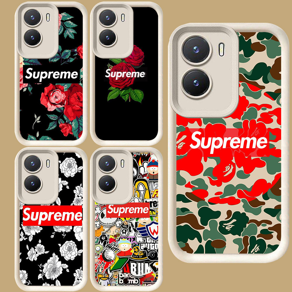 R46 Rose Supre-me ปลอกสําหรับ VIVO Y15a Y35 IQOO 13 Z10 Z9 Y75 Y01 Y22s Y55 Z9X Y56 Y15s Y22 Y16 T4 